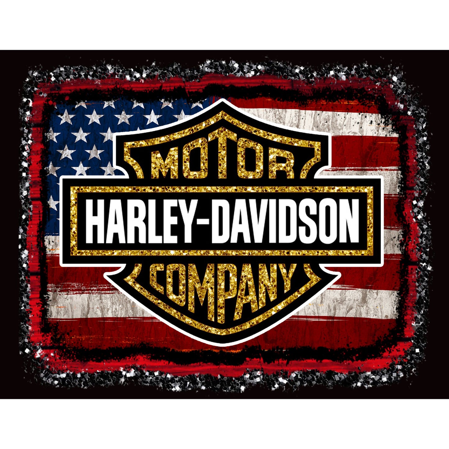 Harley Davidson Grill/Garage Door Magnet 11 1/2" x 18"